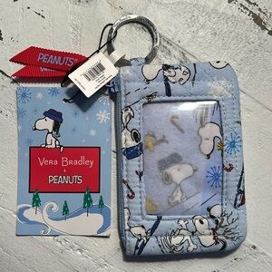 Vera Bradley  Peanuts Zip ID Case with Key holder